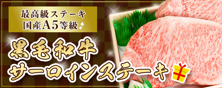 mystaプレゼント企画第27弾 【最高級ステーキ🥩】国産A5等級✨黒毛和牛 サーロインステーキ🎁