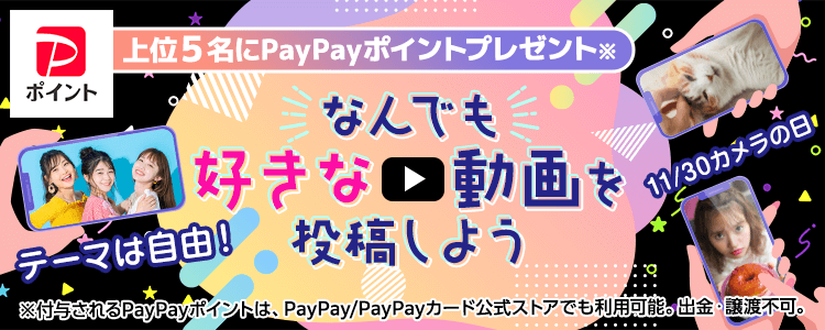 11/30はカメラの日📷テーマは自由！なんでも好きな動画を投稿しよう📹vol.1